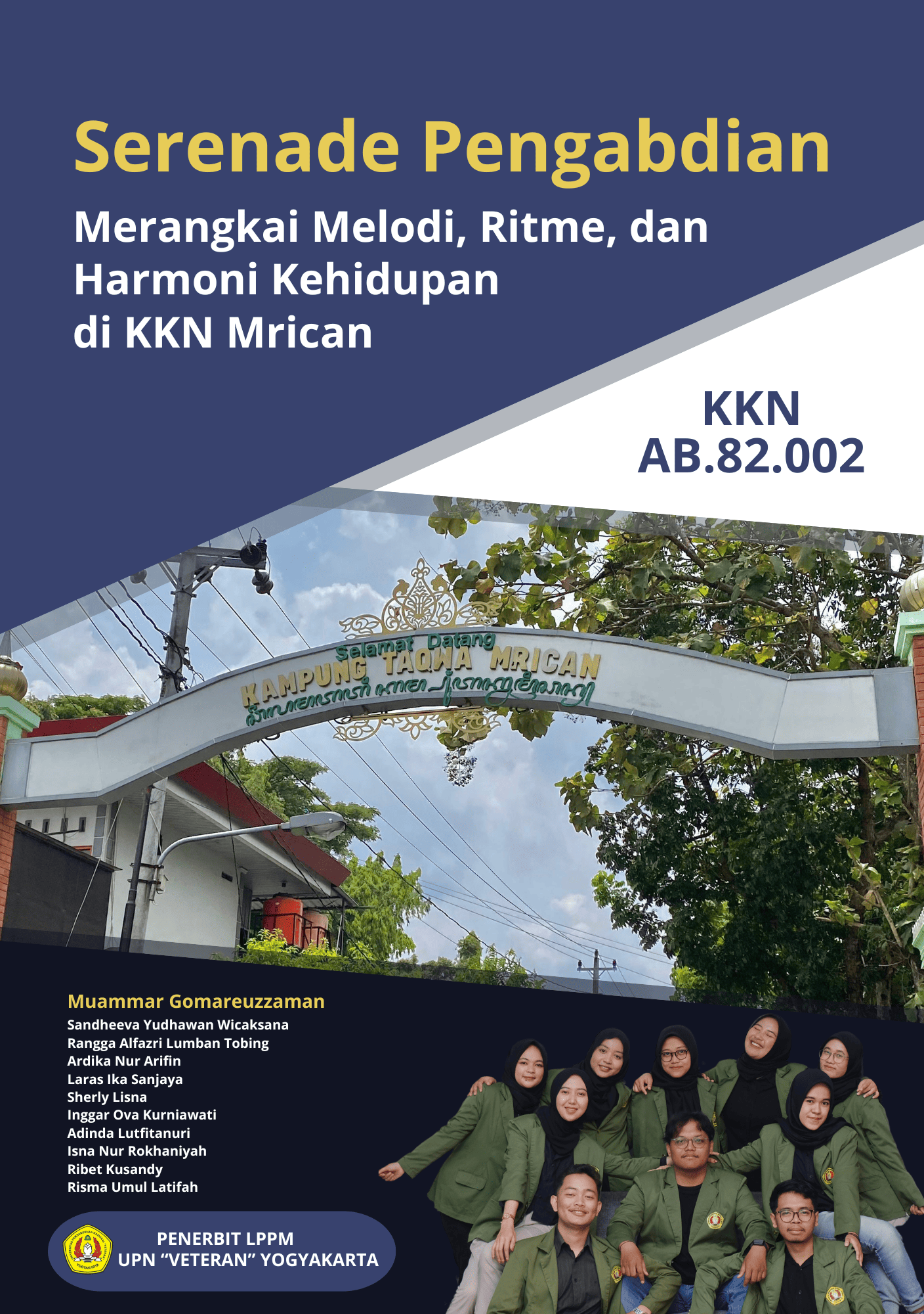 Cover Buku Serenade Pengabdian: Merangkai Melodi, Ritme, dan Harmoni Kehidupan di KKN Mrican
